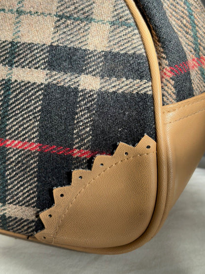 SAC BOWLING TARTAN VINTAGE | TISSU ÉCOSSAIS