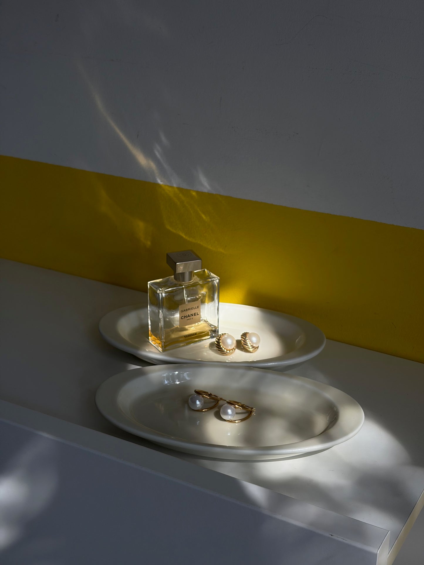 DUO PLATS OVALES PORCELAINE IVOIRE