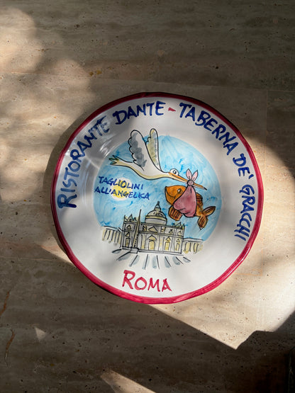 ASSIETTE SOUVENIR ROMA | RISTORANTE DANTE TABERNA DE' GRACCHI