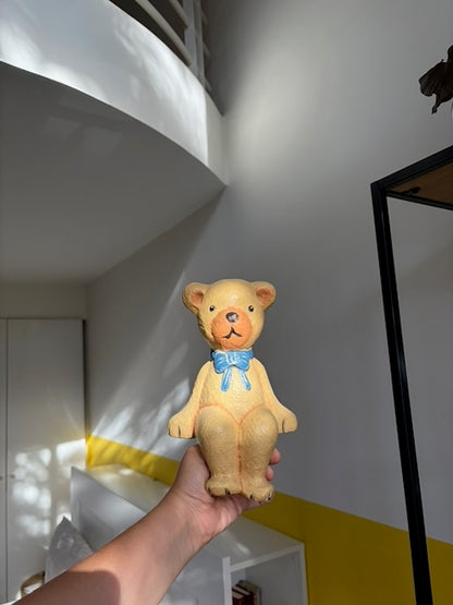OURSON NŒUD BLEU VINTAGE 🧸