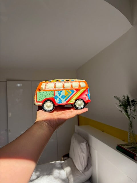 TIRELIRE COMBI HIPPIE VINTAGE 🌈