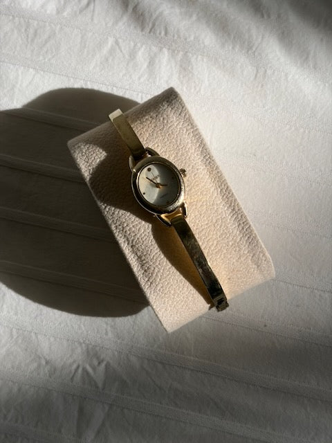 MONTRE TIMEX DORÉE MINI VINTAGE