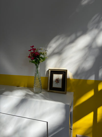 TABLEAU BOTANIQUE DORÉ NOIR | VINTAGE 🌸🖼️