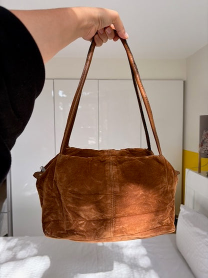 SAC DAIM CAMEL VINTAGE 🤎