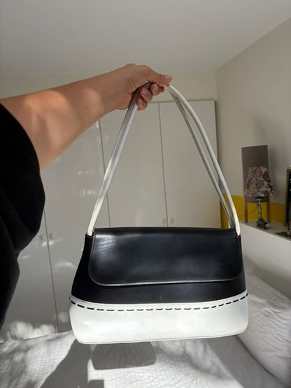 SAC BICOLORE NOIR ET BLANC