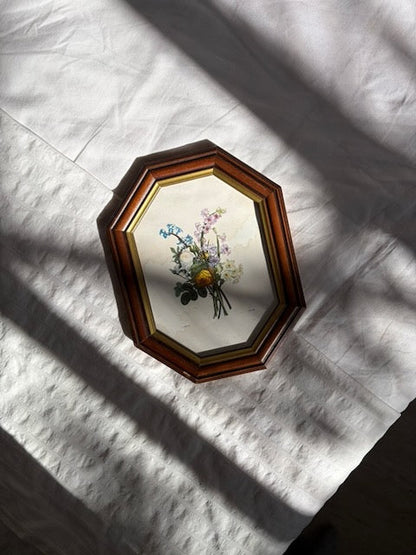 CADRE OCTOGONAL BOUQUET CHAMPÊTRE 💐