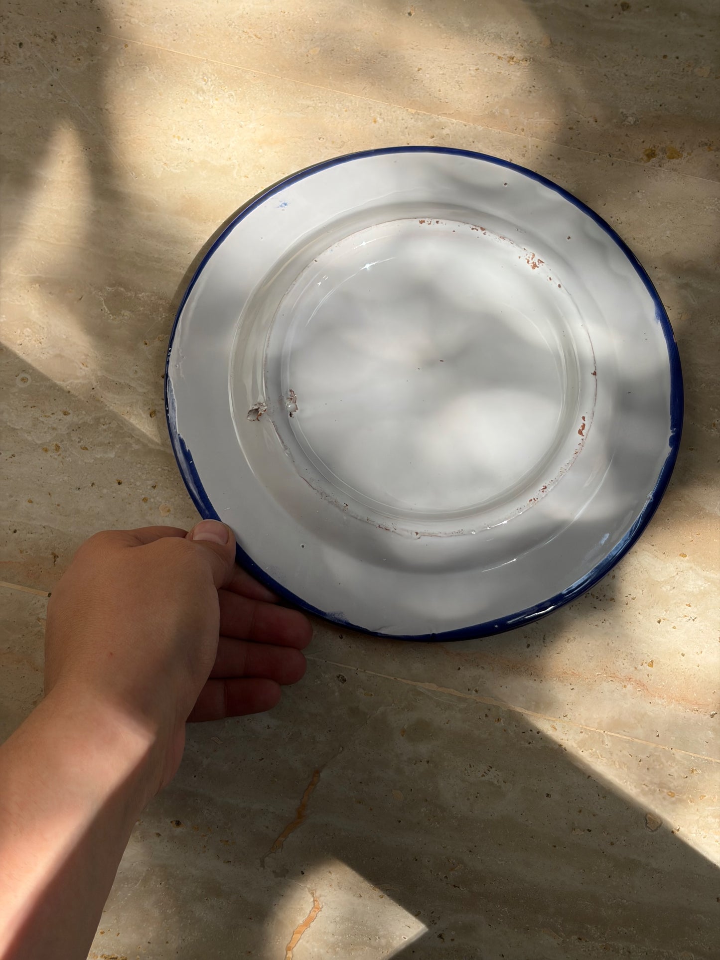 ASSIETTE CÉRAMIQUE, MÉDITERRANÉENNE 🌊💙