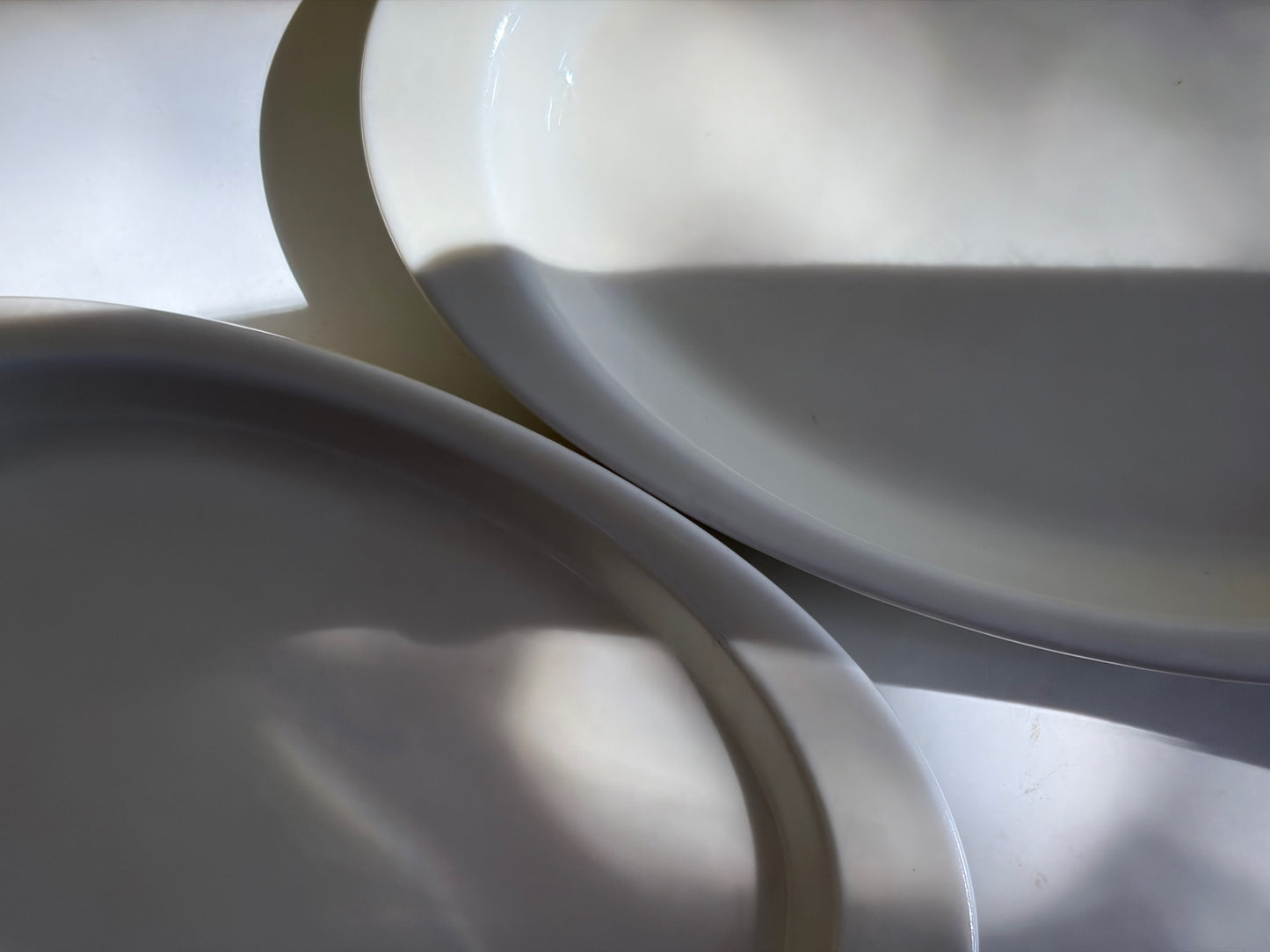 DUO PLATS OVALES PORCELAINE IVOIRE