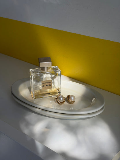 DUO PLATS OVALES PORCELAINE IVOIRE