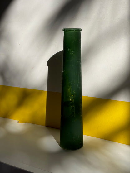 VASE SOLIFLORE CÉRAMIQUE VERT FONCÉ | VINTAGE 🌿💚