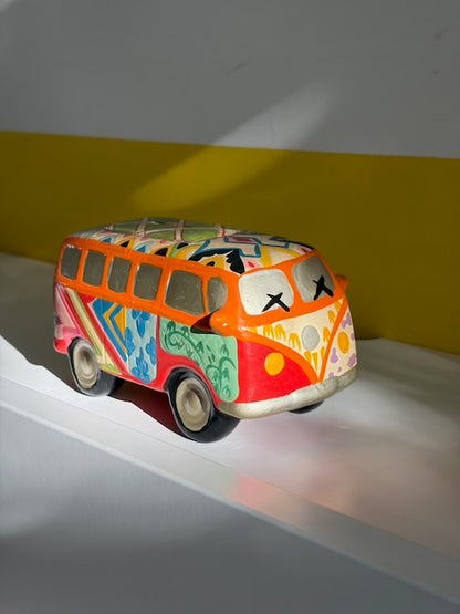 TIRELIRE COMBI HIPPIE VINTAGE 🌈