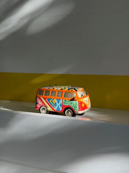 TIRELIRE COMBI HIPPIE VINTAGE 🌈