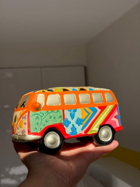 TIRELIRE COMBI HIPPIE VINTAGE 🌈