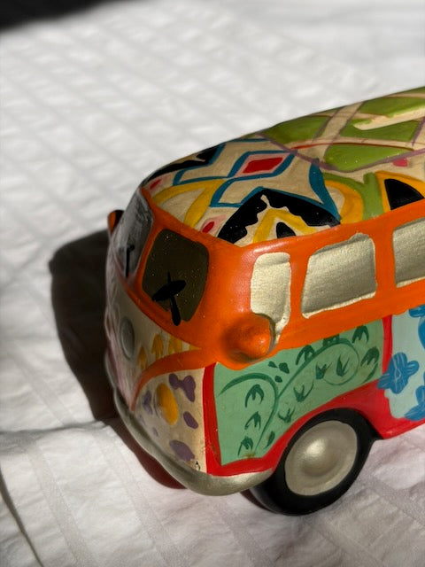 TIRELIRE COMBI HIPPIE VINTAGE 🌈