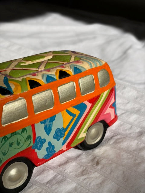 TIRELIRE COMBI HIPPIE VINTAGE 🌈