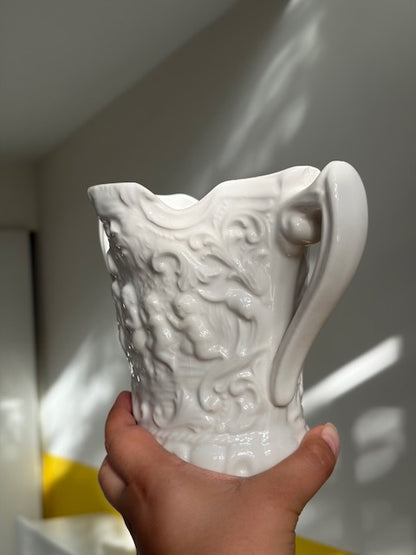 VASE TROPHÉE PORCELAINE BLANCHE🤍