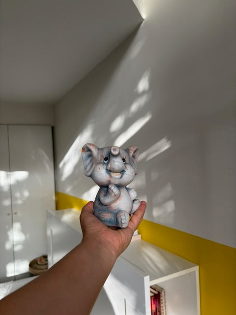 ÉLÉPHANTEAU CÉRAMIQUE VINTAGE 🐘