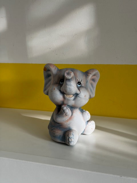 ÉLÉPHANTEAU CÉRAMIQUE VINTAGE 🐘