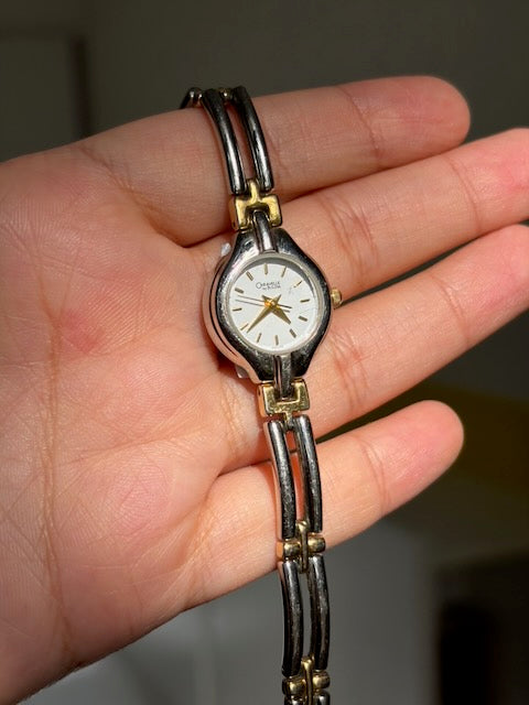 MONTRE CARAVELLE BY BULOVA BICOLORE VINTAGE