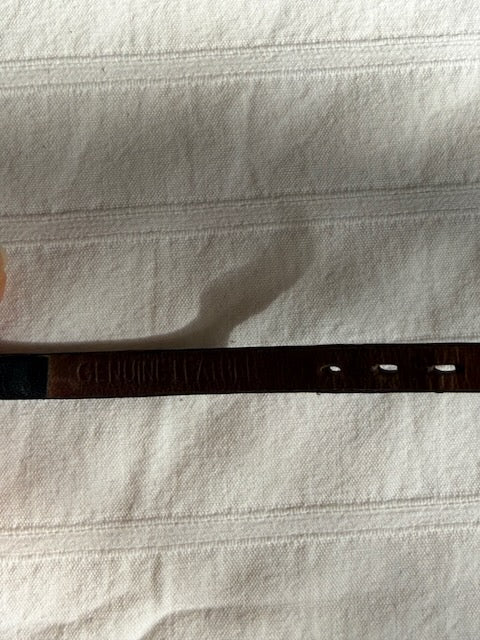 MONTRE TIMEX BRACELET CUIR NOIR VINTAGE