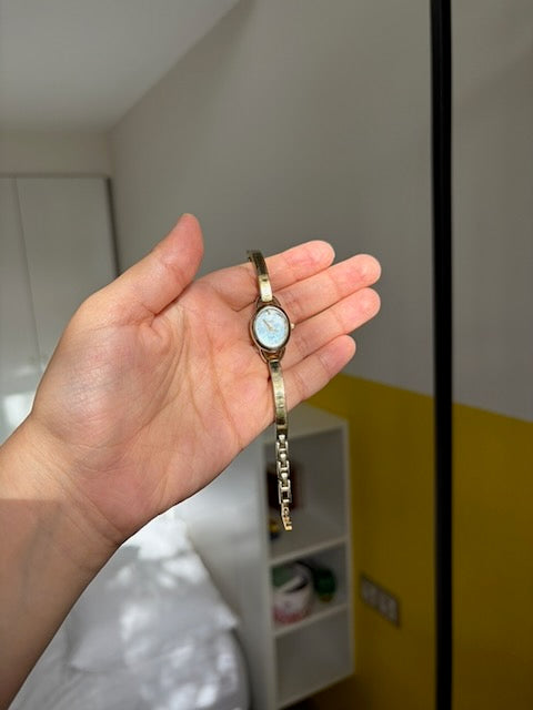MONTRE TIMEX DORÉE MINI VINTAGE