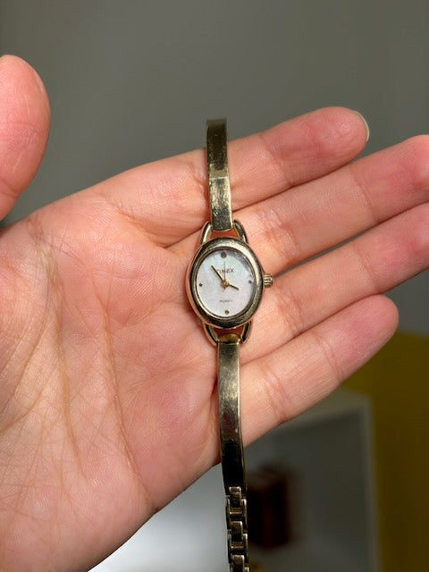 MONTRE TIMEX DORÉE MINI VINTAGE