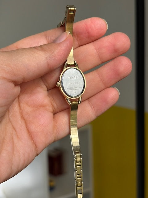 MONTRE TIMEX DORÉE MINI VINTAGE