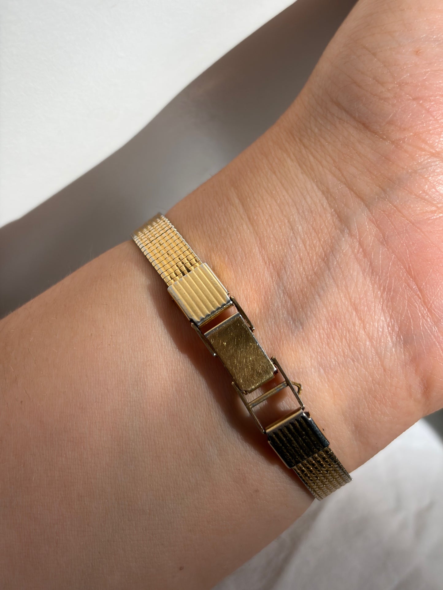 MONTRE SEIKO QUARTZ DORÉE BRACELET MILANAIS | VINTAGE ⌚✨