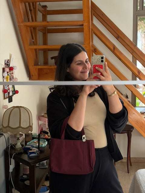 SAC BORDEAUX VINTAGE 🍷👜