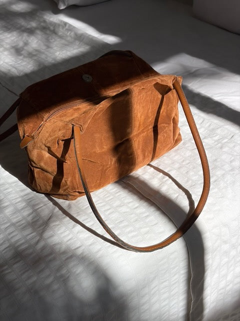 SAC DAIM CAMEL VINTAGE 🤎