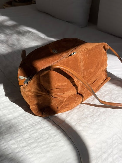 SAC DAIM CAMEL VINTAGE 🤎