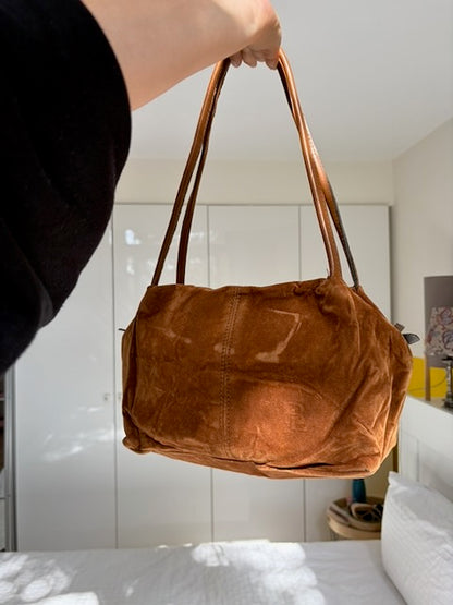 SAC DAIM CAMEL VINTAGE 🤎