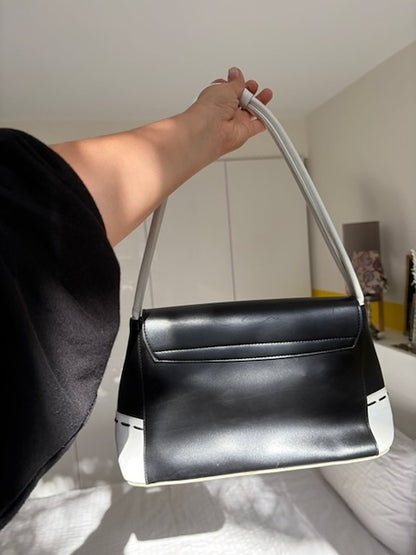 SAC BICOLORE NOIR ET BLANC