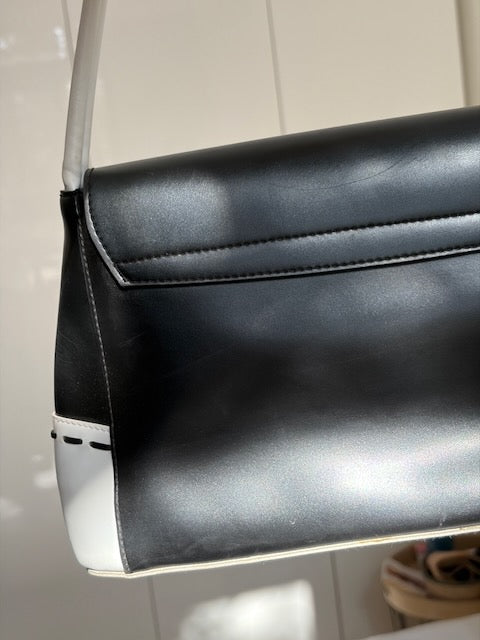 SAC BICOLORE NOIR ET BLANC