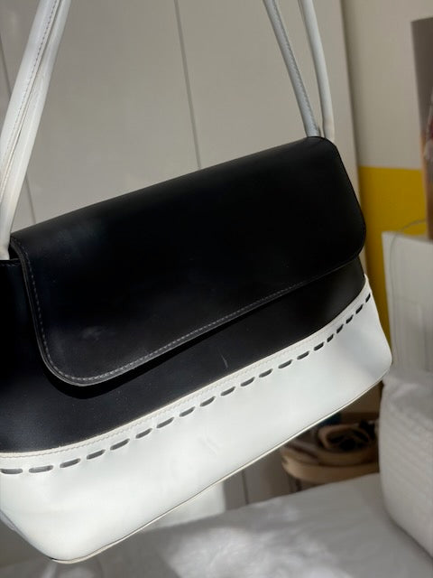 SAC BICOLORE NOIR ET BLANC