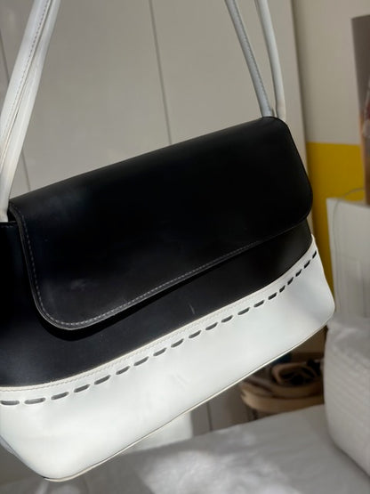 SAC BICOLORE NOIR ET BLANC