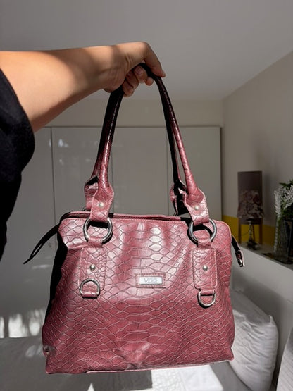SAC CROCO BORDEAUX VÄGG🍷✨