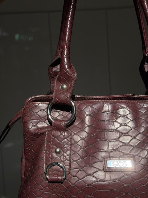 SAC CROCO BORDEAUX VÄGG🍷✨