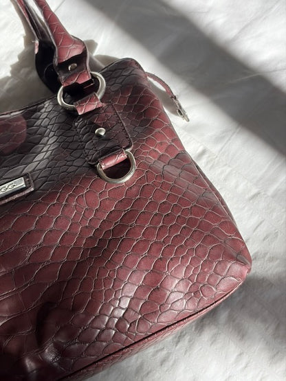 SAC CROCO BORDEAUX VÄGG🍷✨