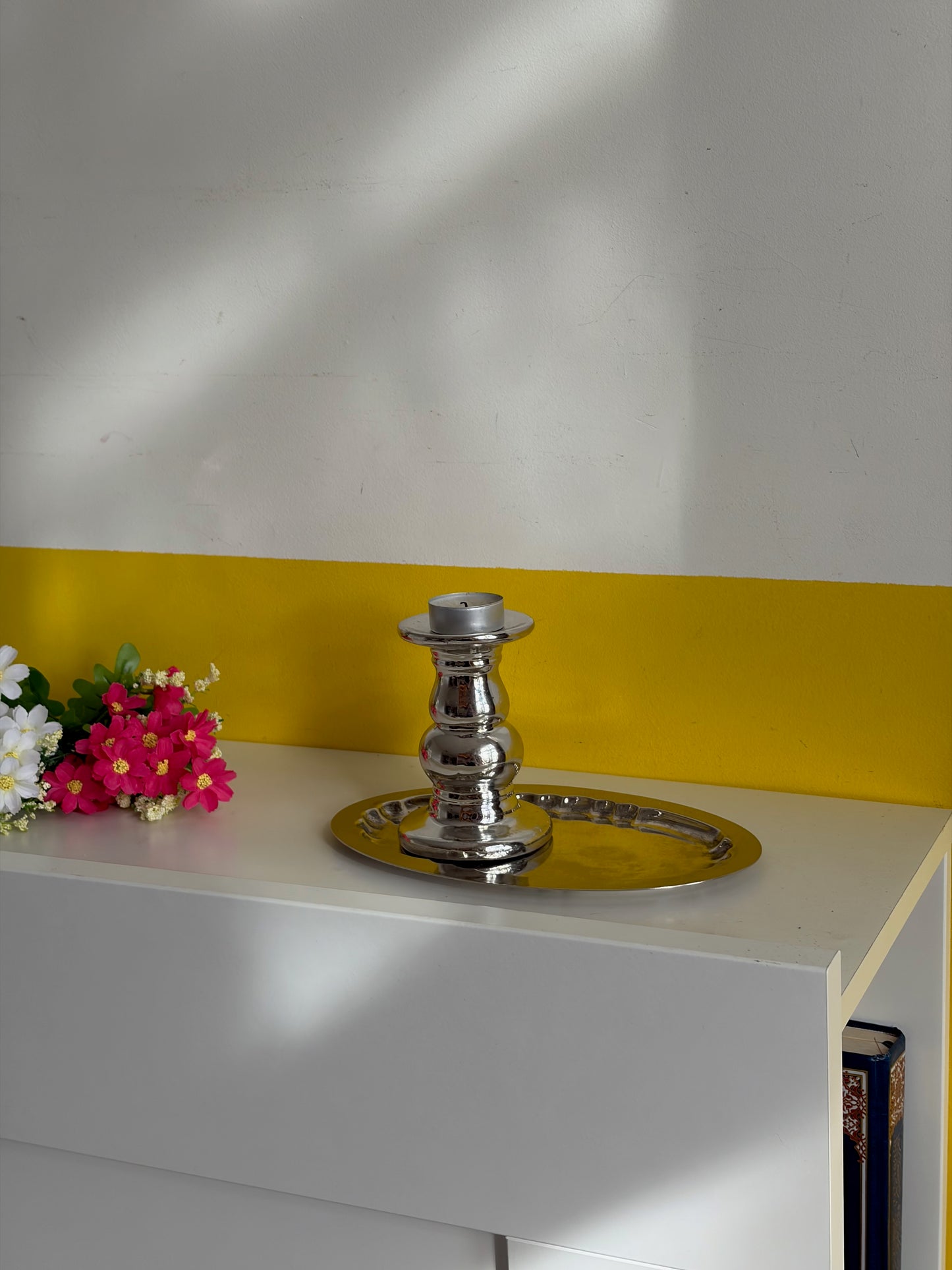 BOUGEOIR ZARA HOME ARGENTÉ MIROIR