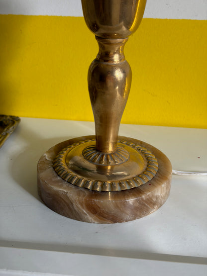 PAIRE DE LAMPES VINTAGE "Lueur Dorée"