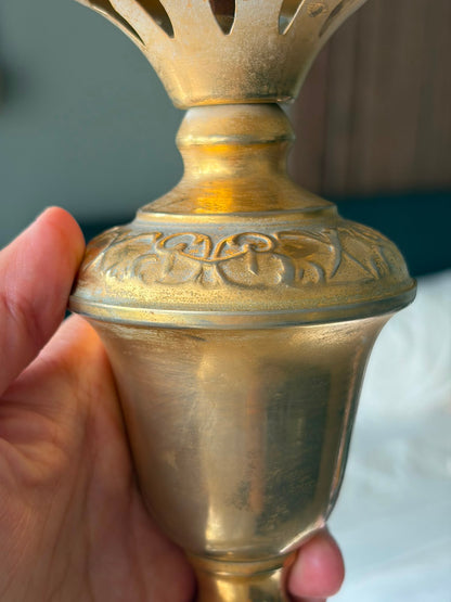 PAIRE DE LAMPES VINTAGE "Lueur Dorée"
