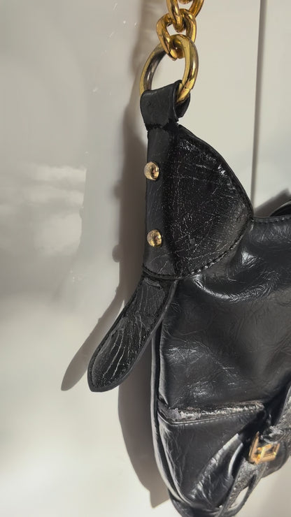Sac noir vintage
